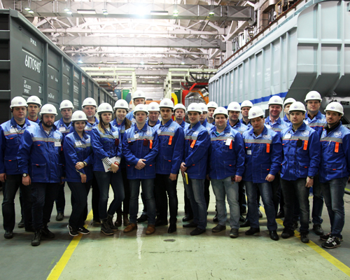 Студенты МГУ стажируются на Тихвинском вагоностроительном заводе